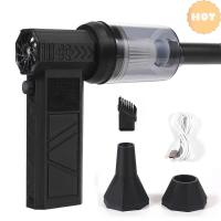 ราคา [2025 Super Sale]ไร้สายกลางแจ้ง 130000RPM พัดลมมือถือเครื่องเป่าผมกําลังสูงขนาดกะทัดรัดแบบพกพา Camping TurboFan ความเร็วพัดลมปรับ Brushless Car Dust Blower เครื่องดูดฝุ่น (40107885874)