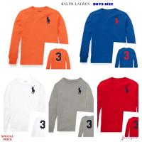 ราคา RALPH LAUREN COTTON JERSEY CREWNECK T-SHIRT (BOYS SIZE 8-20 YEARS) (1825776233)