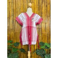 ราคา เสื้อกะเหรี่ยงผู้ชาย/ผู้หญิง รอบอก 44นิ้ว/48นิ้ว (ฟรีไซด์) เสื้อกะเหรี่ยงทอมือใส่ได้ทั้งหญิงและชาย เสื้อกะเหรี่ยงDelta (29534263375)