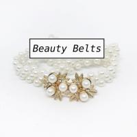 ราคา เข็มขัดมุกยางยืด หัวดอกไม้มุก (1324976256)