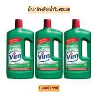 ราคา น้ำยาล้างห้องน้ำวิม900มล 1แพค3ขวด (6849583596)