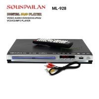 ราคา SOUNDMILAN​ ซาวด์มิลาน เครื่องเล่น DVD VCD CD USB รุ่น ML-928 (44302750757)