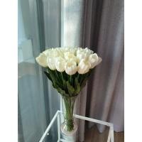 ราคา แจกันแก้วและดอกทิวลิปสีขาว 25 ดอก (8215788560)