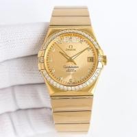 ราคา [Giruyi Exclusive Channel รุ่นที่กําหนดเอง * ช็อตจริงพิเศษ] OMEGA OMEGA Constellation Series Constellation Wrist Watch Automatic Mechanical Wrist Watch 18K Gold Watch Case นาฬิกาผู้ชาย Rui Watch Live 