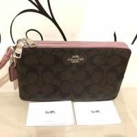 ราคา #coach #โค้ช #2ซิปL #แท้ #100% #f16109 #สีม่วง #อะไหล่เงิน (2566615104)