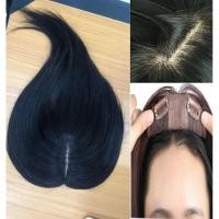 ราคา แผ่นปิดผมบาง ราคาถูก แฮร์พีชผมแท้100% มีแสกหนังศีรษะ ปิดผมบาง ปิดผมหงอก (2141875184)