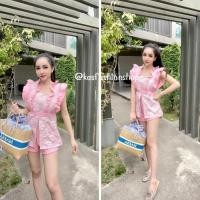 ราคา 339฿.เสื้อ+กางเกง ผ้า: ปั๊มลาย3D/มอสเครป (19709120658)