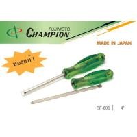 ราคา CHAMPION ไขควงหัวสลับด้ามไม่ทลุ แกนขาว Cr-V แข็งพิเศษ SF600 4" ผลิตจากญี่ปุ่น (9354495168)