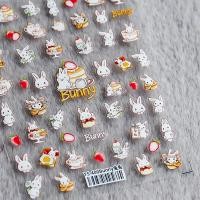 ราคา [Meow.sensei] magico Ferin 5D สติกเกอร์ติดเล็บบางและเหนียว Pro งานฝีมือใหม่สติกเกอร์ติดเล็บบางๆ Bunny Tutu TS400 (26220196339)