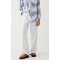 ราคา (PRELOVED) Marks & Spencer White Pants ไซส์ 16 Short (40222089764)