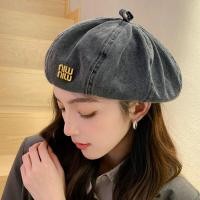 ราคา เวอร์ชั่นเกาหลีย้อนยุคล้างยีนส์หมวกเบเร่ต์หญิงทุกการแข่งขันแปดเหลี่ยมหมวกอารมณ์ใบหน้าจิตรกรน้อยหมวกฟักทอง (43116736953)