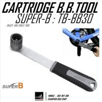 ราคา ประแจถอด-ใส่กะโหลก ตัวถอดกะโหลกจักรยาน SUPER-B : TB-BB30 CERTRIDGE BOTTOM BRACKET BIKE TOOL (26605637731)