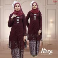 ราคา ByReefa Kurung Lace NIEZA Premium Lace with Lining Kain Songket Lipat Batik (42114913802)