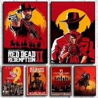 ราคา โปสเตอร์ ลายเกมยอดนิยม "Red Dead Redemption 2" สไตล์โมเดิร์น สําหรับตกแต่งผนังห้องนั่งเล่น (22664431224)