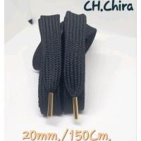 ราคา เชือกบวม เชือกอ้วน เชือกเส้นใหญ่ สีดำหัวสีทอง 20mm./150 Cm.(1คู่=2เส้น) (25772946502)