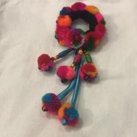 ราคา ยางมัดชาวเขา มีปอมๆๆ handmade (2003340626)