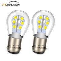 ราคา หลอดไฟถอยหลัง LED BA15D AC DC 12V 24V 48V สว่างมาก สําหรับรถยนต์ รถจักรยานยนต์ 2 ชิ้น (22452185826)
