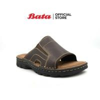 ราคา BATA MEN'S SUMMER COMFIT รองเท้าแตะชาย แบบสวม สีน้ำตาล รหัส 8614816 (6470441699)
