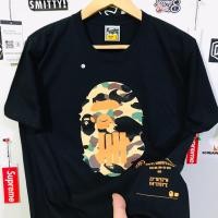 ราคา T SHIRT Hitam BAPE X UNDEFEATED Winter Big Size COTTON REAKTIF 24s (USA) BAP03PE3 ราคาถูก ผ้าฝ้ายแท้ (28808232287)