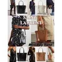 ราคา แบรนด์ใหม่ 100% ของแท้ SAINT LAURENT / YSL 24SS MINI TOY TOTE หนังวัววัสดุไหล่เดียวกระเป๋าสะพาย (26576464945)