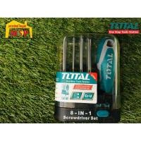 ราคา Total ไขควงเปลี่ยนด้าม 8IN1 หัวแม่เหล็ก รุ่น THT250906 (19210272178)