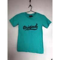ราคา เสื้อยืดสีเขียวพาสเทล สกรีน "Original" (391367650)