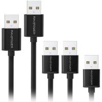 ราคา RAVPower USB 2.0 Type-A to Micro-USB Charge & Sync Cables (5-Pack, สีดํา) (28034270844)
