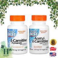 ราคา พร้อมส่ง Doctor's Best Acetyl-L-Carnitine with Biosint Carnitines 500 mg 855 mg 60 Veggie Caps (26563975722)