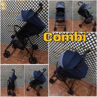 ราคา รถเข็นเด็กมือ2ยี่ห้อCombiสีน้ำเงิน (7636876799)