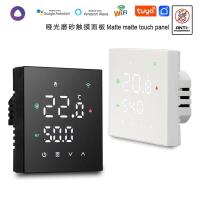 ราคา รัสเซียสีดําสีขาว Matte Frosted WIFI Thermostat ไฟฟ้าความร้อนน้ําความร้อนหม้อต้มแก๊ส TUYA Thermostat (43070671946)