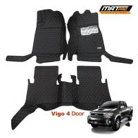 ราคา MatPro พรมปูพื้นเข้ารูป5D 6D Premium Fitted Leather Car Mats สำหรับรถรุ่น Toyota Vigo 4 ประตู จำนวน 3 ชิ้น หนา 13 mm. (3254100336)