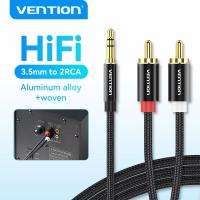 ราคา Vention RCA Cable 3.5 to 2RCA Audio Cable Jack 3.5mm Audio Stereo Cable for Smartphone Amplifier Home Theater DVD RCA Aux Cable (1585183429)