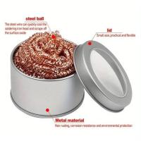 ราคา ฝอยทำความสะอาดหัวแร้ง ฝอยโลหะอย่างดี สำหรับเช็ด ทำความสะอาด ปลายหัวแร้งบัดกรี Solder Cleaning Ballความสะอาดปลายหัวแร้ง ก (24861513561)