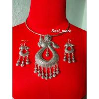 ราคา ชุดสร้อยคอต่างหูชุดไทย สร้อยโช๊กเกอร์ สร้อยโปงลาง สร้อยล้านนา (9453837426)