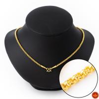 ราคา LSW สร้อยคอทองคำแท้ 1 สลึง (3.79 กรัม) ลายผ่าหวายโปร่ง NC-134 (14615093574)