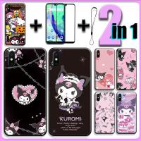 ราคา 2 IN 1 สําหรับ Cherry Mobile Flare S8 Lite กรณีกระจกนิรภัยเซรามิคป้องกันหน้าจอ Kuromi (23411560547)