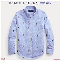ราคา RALPH LAUREN BOATING BEAR SEERSUCKER SHIRT ( เด็กโตผู้ชายอเมริกาอายุ 8-20 ปี ) (3629512630)