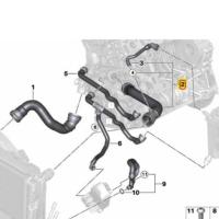 ราคา ท่อน้ำท่อนบน(No.2) BMW Series 3 E90 320d เครื่อง N47 ดีเซล (29791341960)