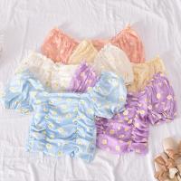 ราคา เสื้อลายดอกเดซี่ เสื้อปาดไหล่ สม๊อกหลัง ♥️พร้อมส่ง (7735791963)