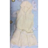 ราคา เสื้อคลุมขนฟรุ้งฟริ้ง สีครีม (250198776)