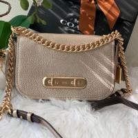 ราคา พร้อมส่ง #Coach Mettalic Leather Coach Swagger 20 Shoulder Bag F22720 (5903931371)