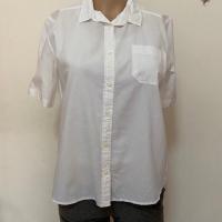 ราคา เสื้อเชิ้ตแขนสั้นสีขาว GU size M (4118175081)