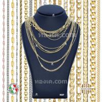 ราคา 18K-N0P สร้อยคอทองคำแท้ ITALY 750 รุ่น ยิงตัน D.C. Beads Chain G120 (23641494670)