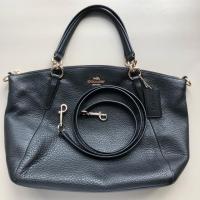 ราคา Coach ทรงพัด 13นิ้ว สีดำ มือ2 สภาพ 90% (1263296664)