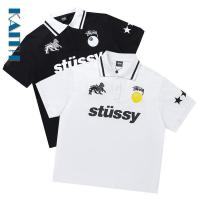 ราคา แขนสั้นเรียบง่ายสไตล์คลาสสิกผ้าฝ้ายคอกลมปักลายสิงโตเสื้อพิมพ์ลายตัวอักษรสําหรับผู้ชาย #T8 (42702473037)