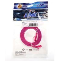 ราคา LINK CAT5e UTP Cable 3m. (US-5043-7) Pink (สายแบน) (55879248)