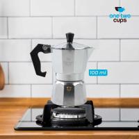 ราคา One Two Cups Moka Pot เครื่องชงกาแฟเอสเปรสโซเตาตั้งพื้น - JF112 (40352669690)