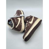 ราคา 2025 Nike Air Force 1 Mid 07 หนังกลับสีน้ําตาล รองเท้าผ้าใบกีฬาลําลองคุณภาพสูง (29992475752)