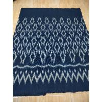 ราคา ผ้าฝ้าย​มัดหมี่​เข็น​มือ​ย้อม​คราม​ธรรมชาติ​ (7903501873)