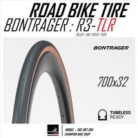 ราคา ยางเสือหมอบ BONTRAGER : R3 TLR-HCL 700x32c ROAD BIKE TUBELESS TIRE - สีดำ-แก้มน้ำตาล (25505105245)